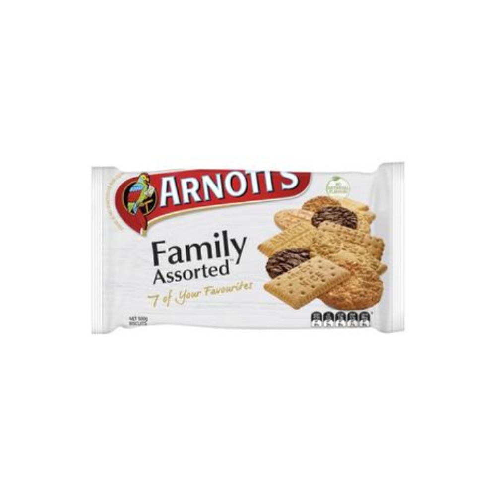 아노츠 패밀리 어쏘티트 비스킷 500g, Arnotts Family Assorted Biscuits 500g