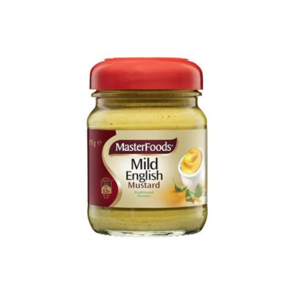 마스터푸드 마일드 잉글리시 머스타드 175g, MasterFoods Mild English Mustard 175g