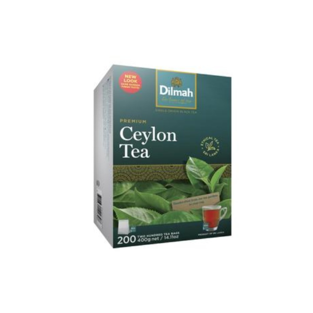 딜마 프리미엄 퓨어 세이론 티 배그 200 팩 400g, Dilmah Premium Pure Ceylon Tea Bags 200 pack 400g