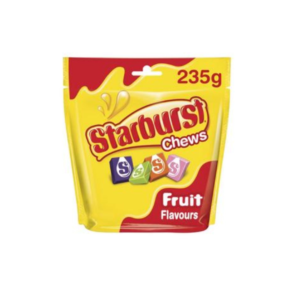 스타버스트 오리지날 프룻 츄 롤리스 라지 배그 235g, Starburst Original Fruit Chews Lollies Large Bag 235g