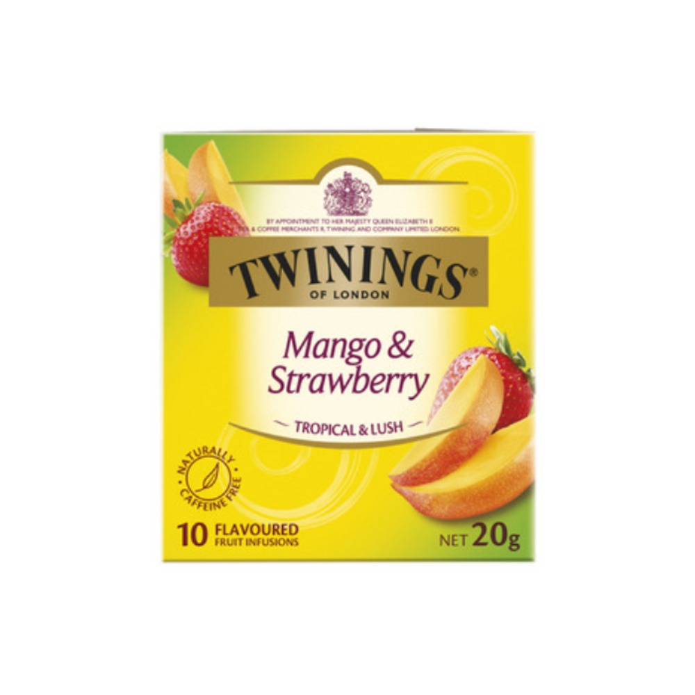 트와이닝스 망고 &amp; 스트로베리 티 배그 10 팩, Twinings Mango &amp; Strawberry Tea Bags 10 pack