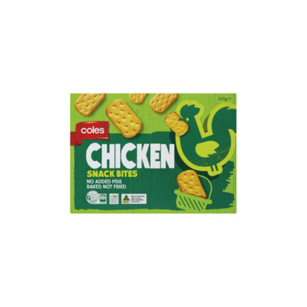 콜스 치킨 스낵 바이트 200g, Coles Chicken Snack Bites 200g