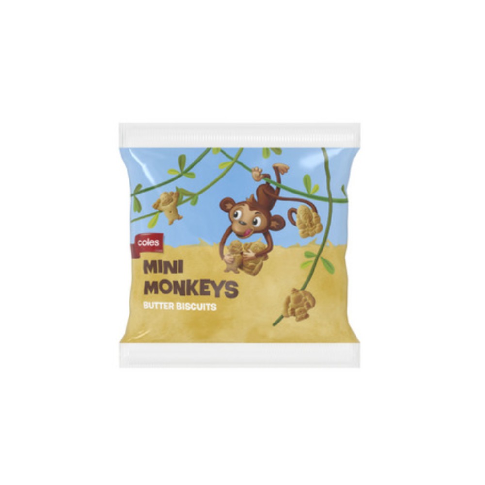 콜스 미니 몽키 멀티팩 비스킷 10 팩 250g, Coles Mini Monkey Multipack Biscuits 10 Pack 250g