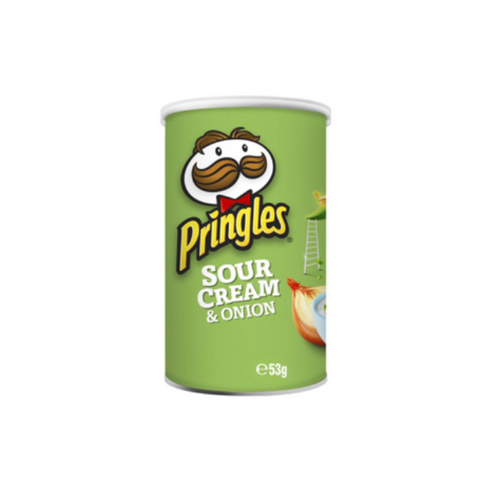 프링글스 사워 크림 &amp; 어니언 스택드 포테이토 칩 53g, Pringles Sour Cream &amp; Onion Stacked Potato Chips 53g