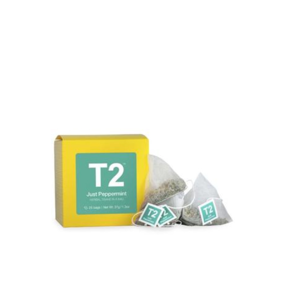 T2 페퍼민트 티 배그 25 팩 37g, T2 Peppermint Tea Bags 25 pack 37g