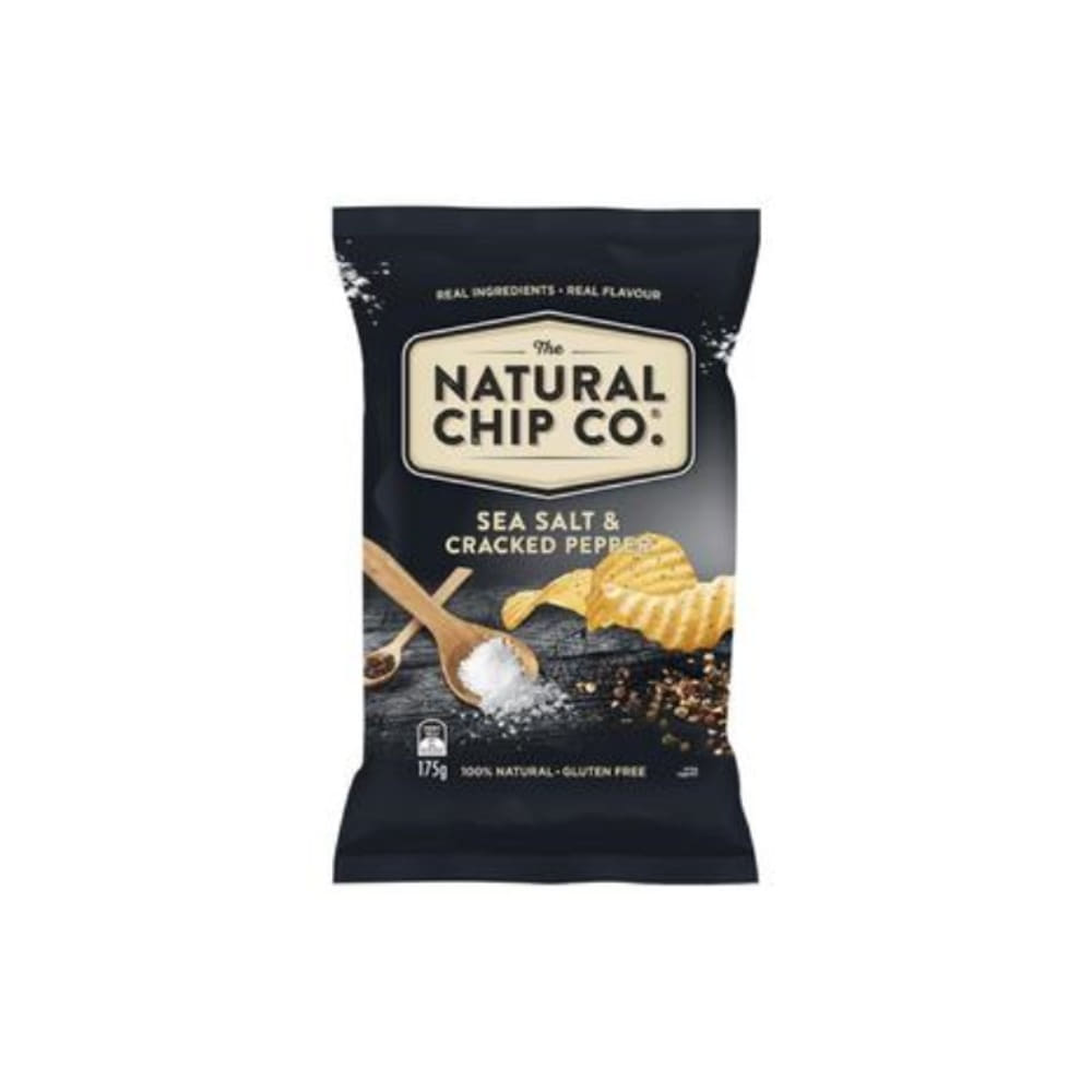 내추럴 칩 코. 씨 솔트 &amp; 크랙드 페퍼 포테이토 칩 175g, Natural Chip Co. Sea Salt &amp; Cracked Pepper Potato Chips 175g