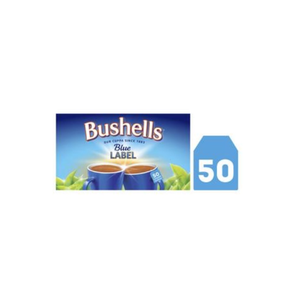 부쉘스 블루 레이블 블랙 티 배그 50 팩, Bushells Blue Label Black Tea Bags 50 pack