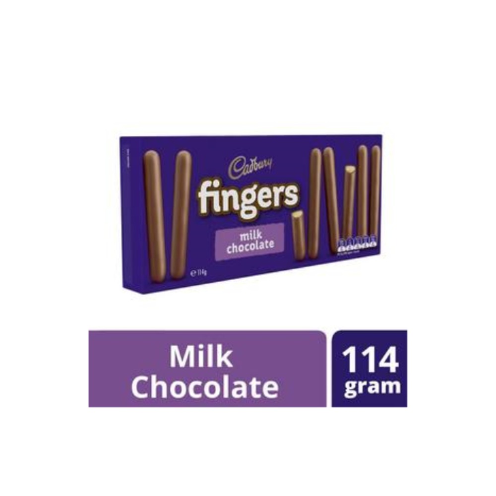 캐드버리 초코렛 핑거스 밀크 비스킷 114g, Cadbury Chocolate Fingers Milk Biscuits 114g