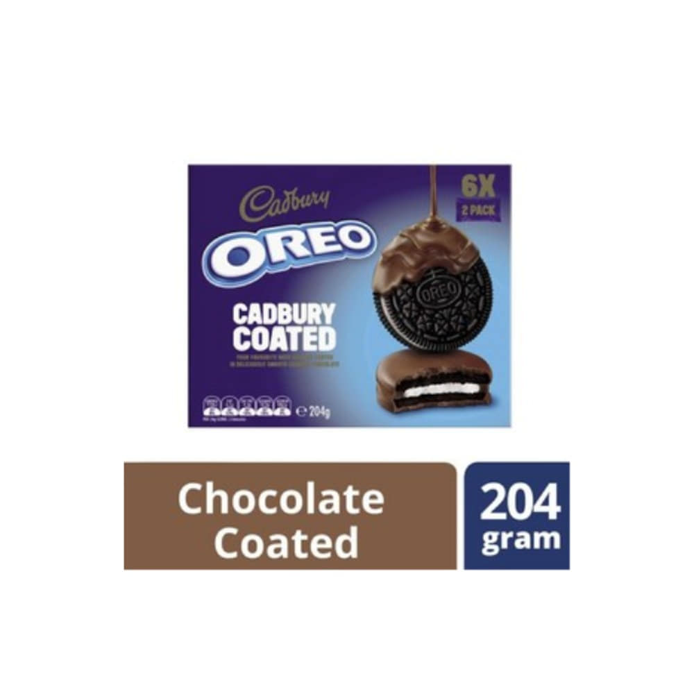오레오 초코렛 코티드 비스킷 204g, Oreo Chocolate Coated Biscuit 204g