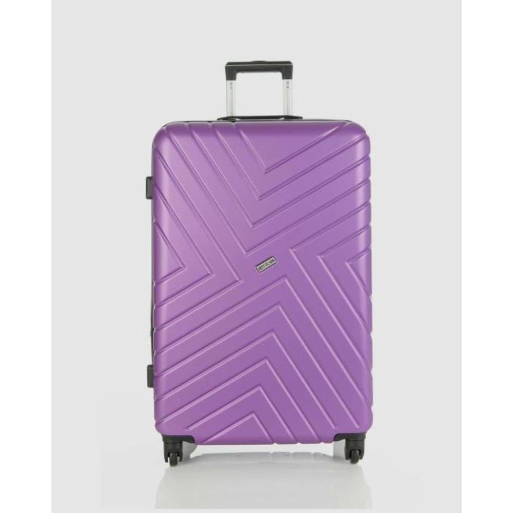 JETT BLACK Violet Maze Series Large Suitcase JE237AC96ALN