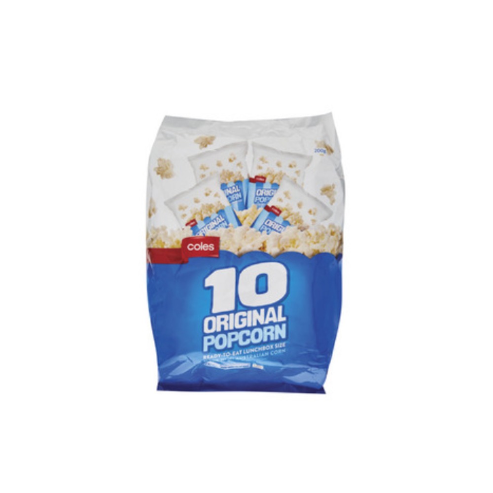 콜스 팝콘 10 팩 200g, Coles Popcorn 10 Pack 200g