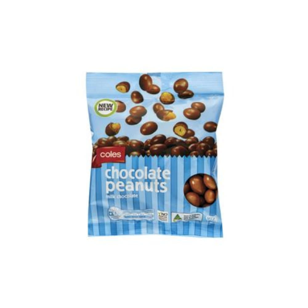 콜스 초코렛 코티드 피넛츠 190g, Coles Chocolate Coated Peanuts 190g