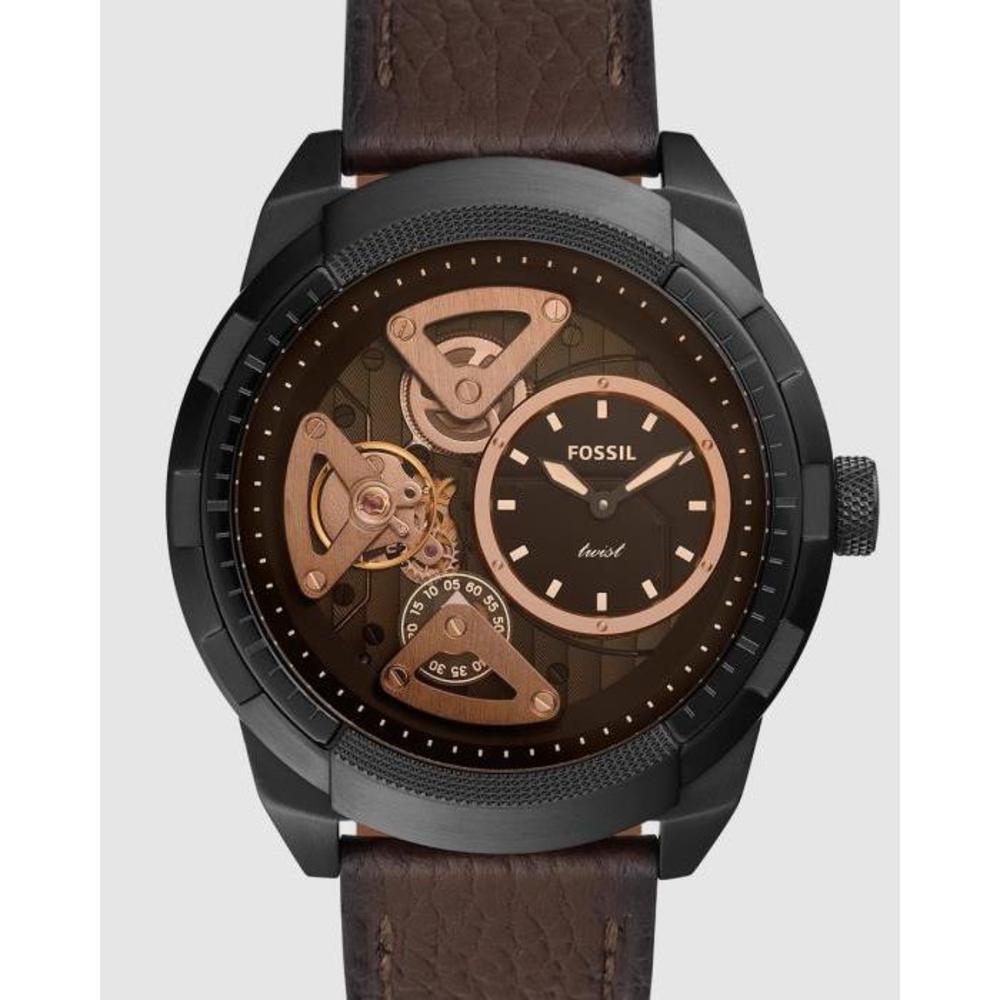Fossil Bronson Twist Brown Analogue Watch ME1172 FO646AC18OFP