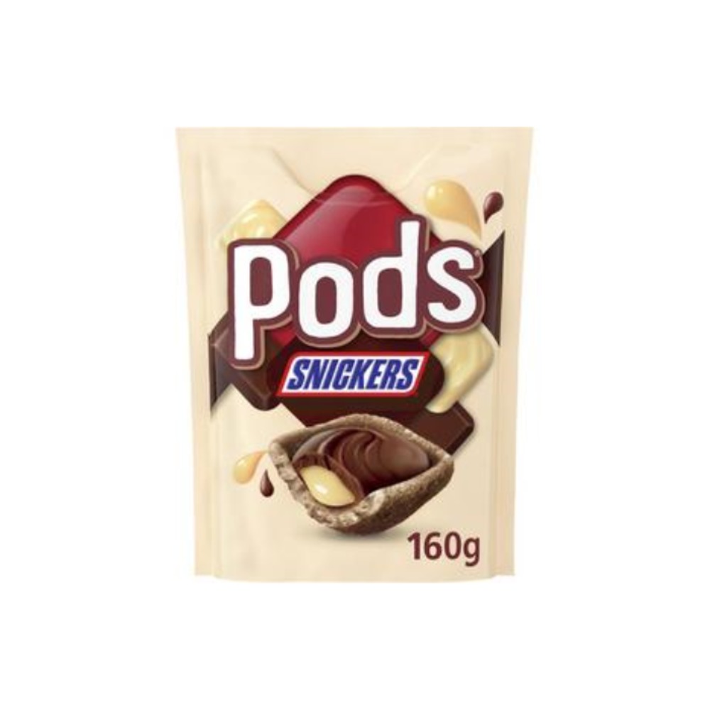 마즈 스니커즈 포드 초코렛 미디엄 배그 160g, Mars Snickers Pods Chocolate Medium Bag 160g