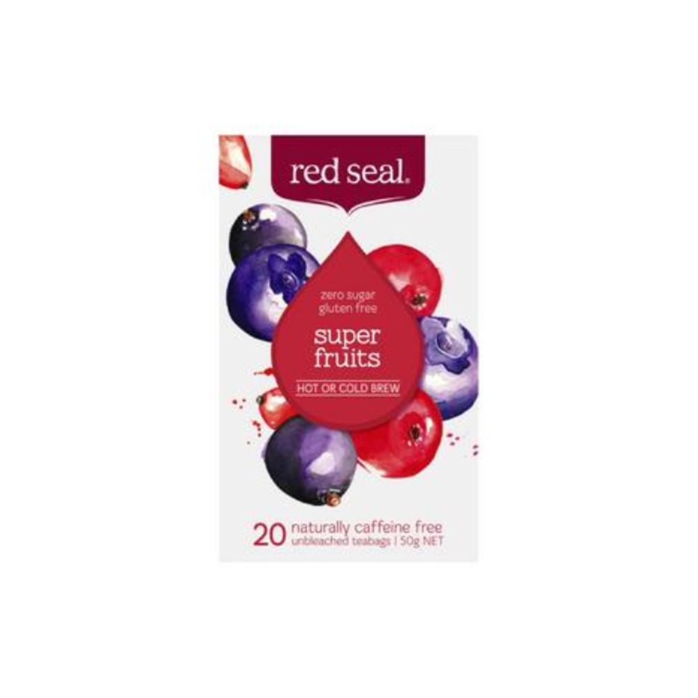 레드 실 수퍼프룻츠 핫 OR 콜드 브류 티 20 팩, Red Seal Superfruits Hot Or Cold Brew Tea 20 pack