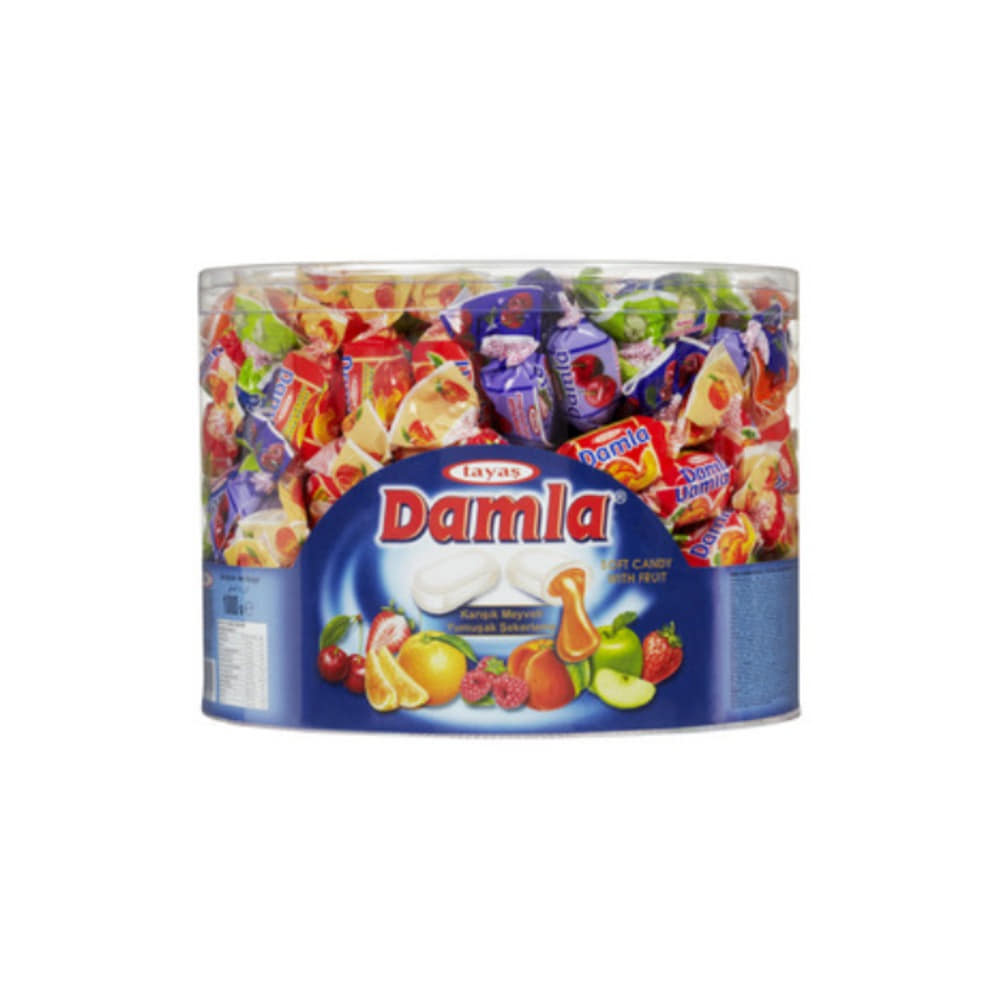 다미아 어쏘티트 소프트 캔디 위드 프룻 1kg, Damia Assorted Soft Candy With Fruit 1kg