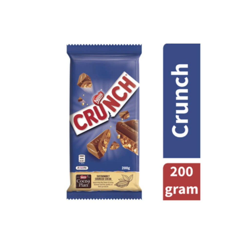 네슬레 크런치 초코렛 블록 200g, Nestle Crunch Chocolate Block 200g