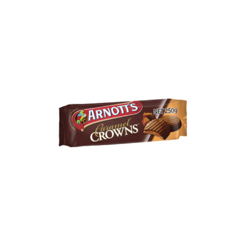 아노츠 카라멜 크라운 초코렛 비스킷 200g, Arnotts Caramel Crowns Chocolate Biscuits 200g