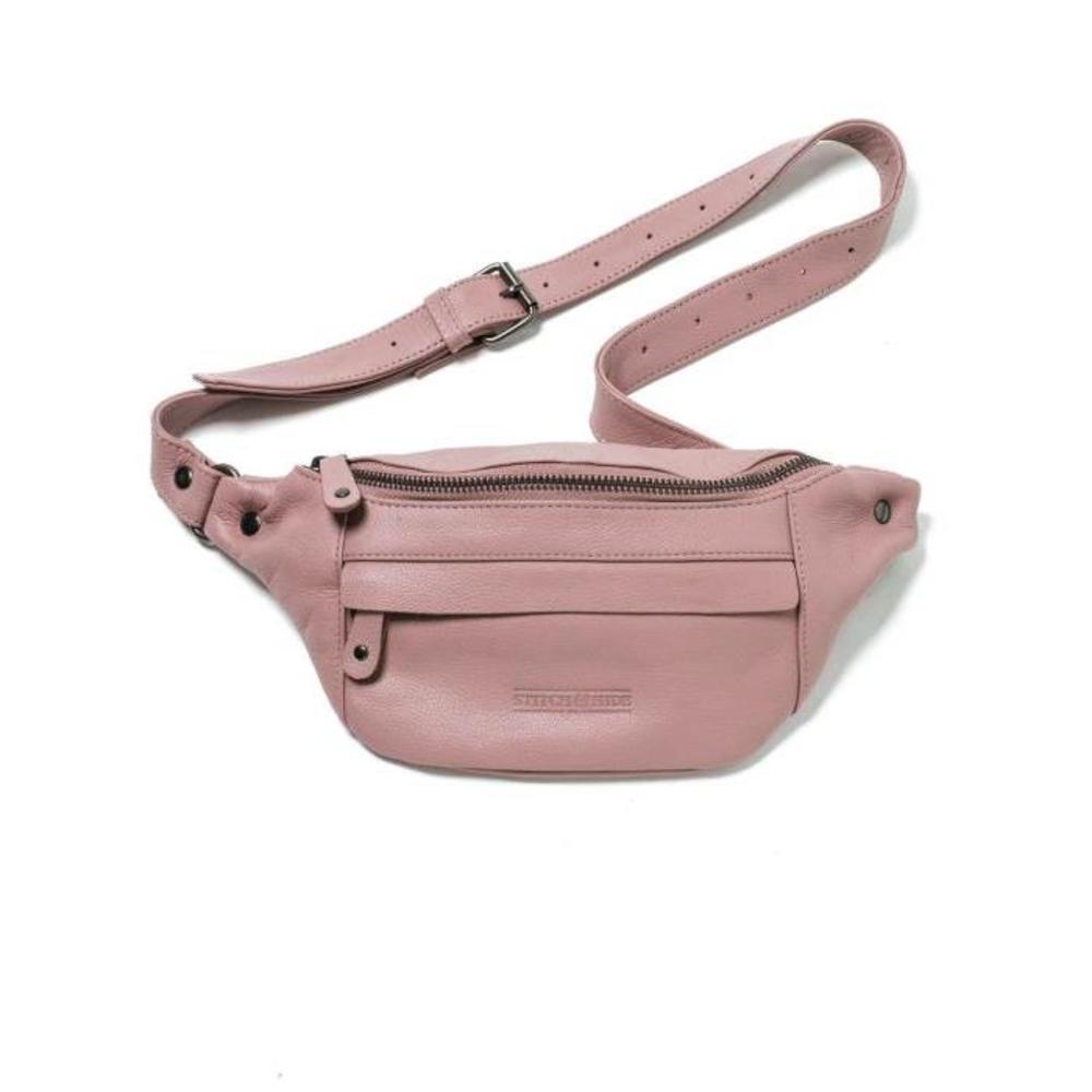 STITCH AND HIDE Bailey Hip Bag DUSTY-ROSE-WOMENS-ACCESSORIES-STITCH-AND-HIDE-BAGS