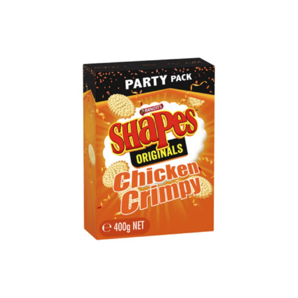 아노츠 쉐입스 치킨 크림피 크래커 파티 팩 400g, Arnotts Shapes Chicken Crimpy Crackers Party Pack 400g