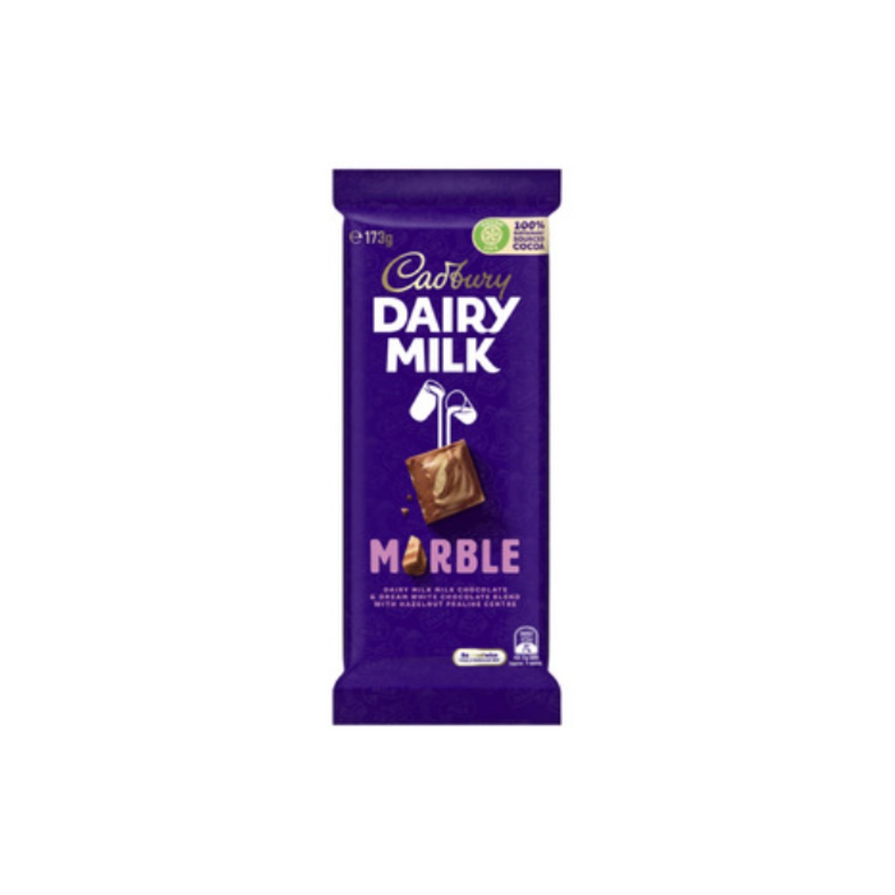 캐드버리 데어리 밀크 마블 초코렛 블록 173g, Cadbury Dairy Milk Marble Chocolate Block 173g