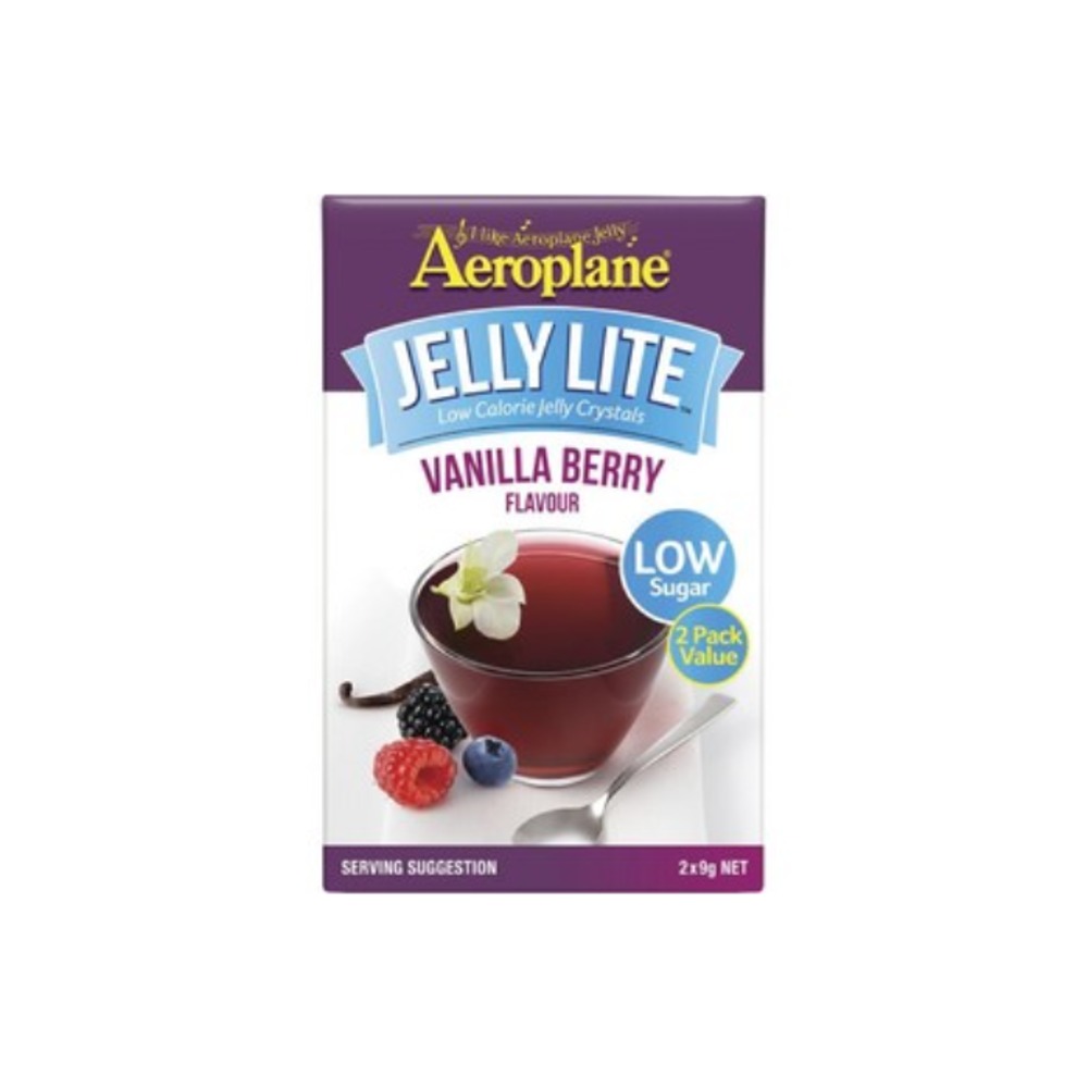 에로플레인 라이트 바닐라 베리 젤리 크리스탈 2 팩 18g, Aeroplane Lite Vanilla Berry Jelly Crystals 2 pack 18g