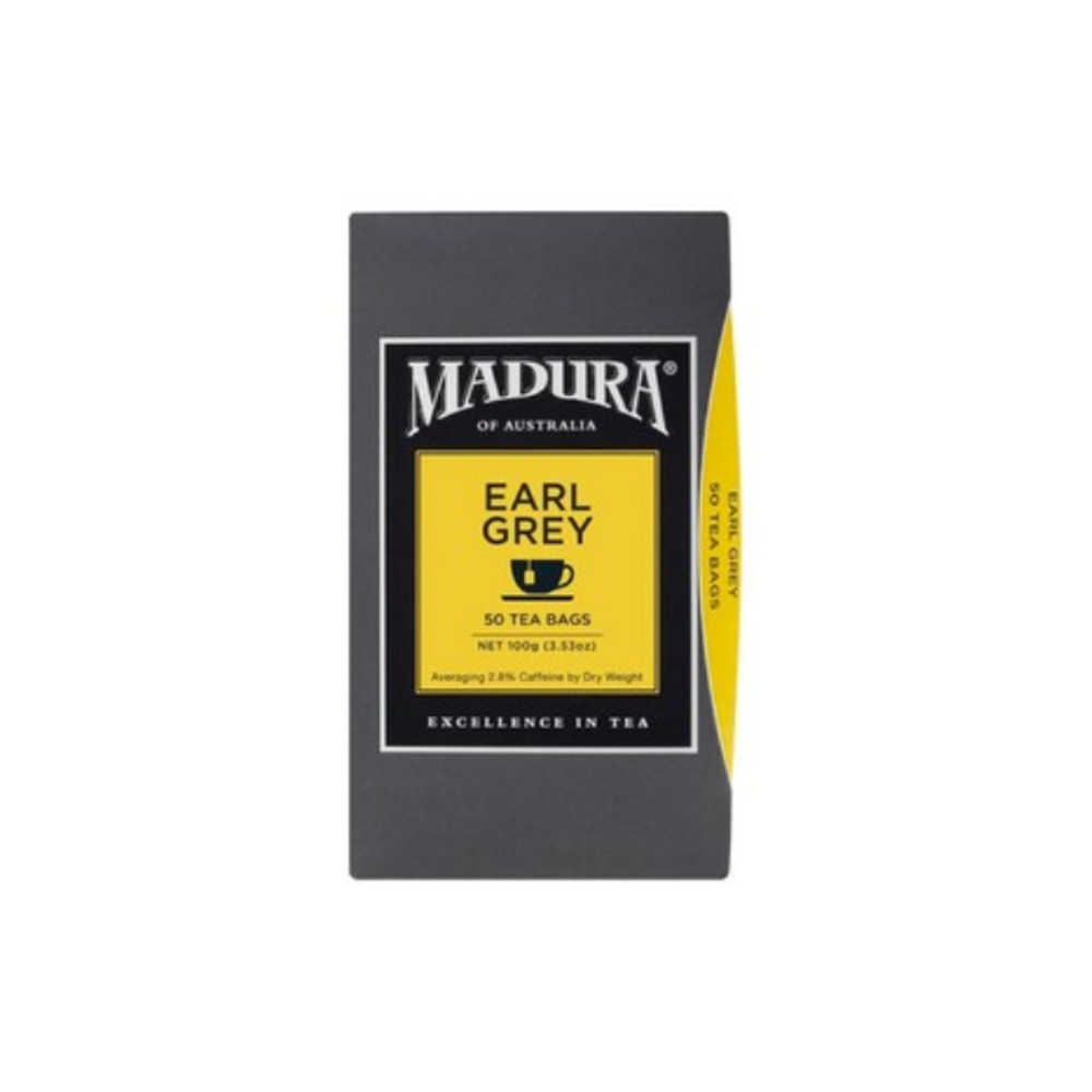 마두라 얼 그레이 티 배그 50 팩 100g, Madura Earl Grey Tea Bags 50 pack 100g