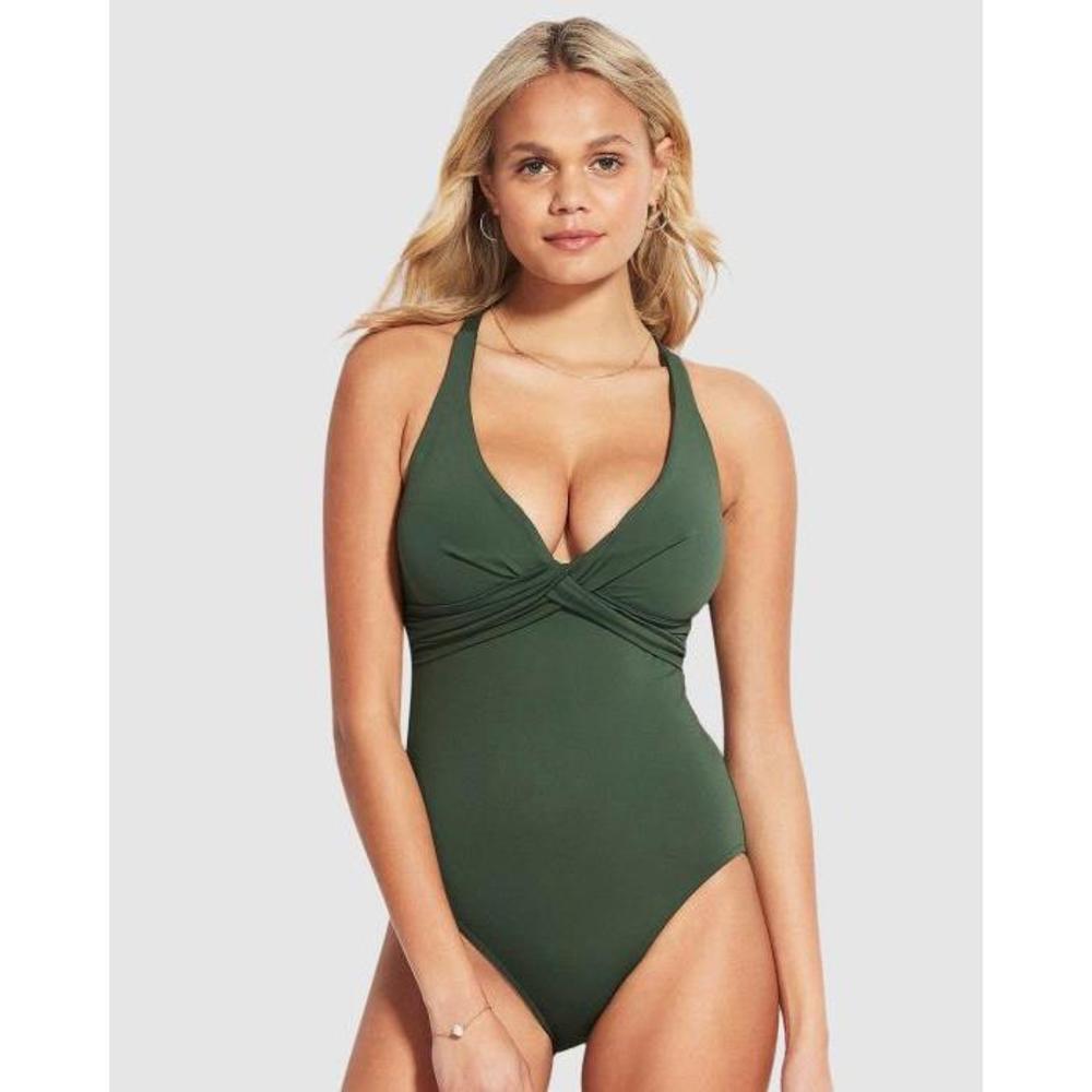 Seafolly DD Wrap Front One Piece SE198AA32QVR