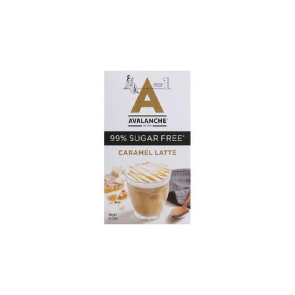 아바란치 카라멜 슈가 프리 커피 사쉐 10 팩, Avalanche Caramel Sugar Free Coffee Sachets 10 pack