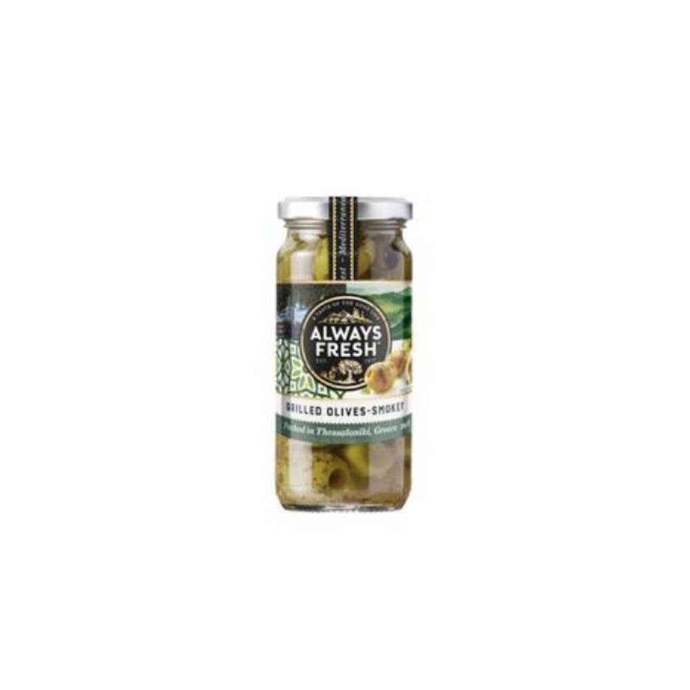 얼웨이즈 프레쉬 그릴드 올리브 - 스모키 220g, Always Fresh Grilled Olives - Smokey 220g