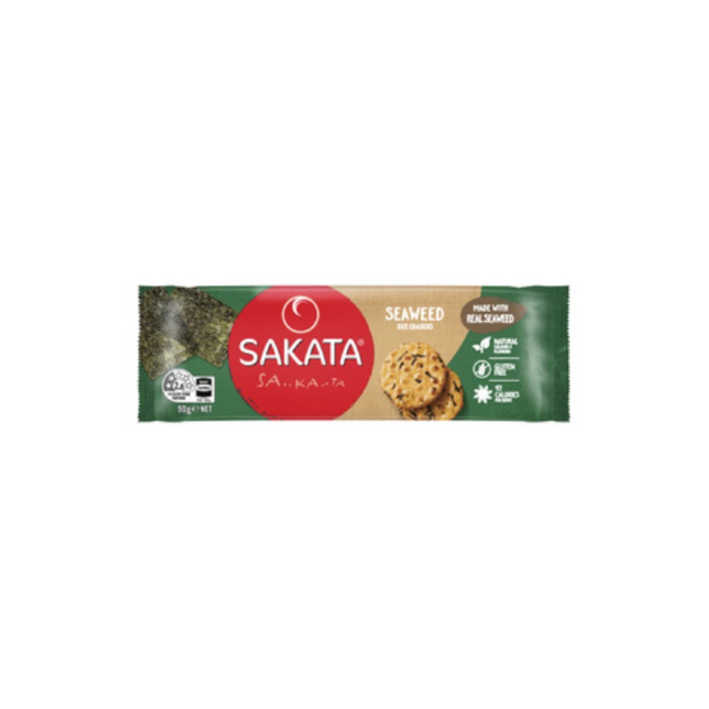 사카타 시위드 라이드 크래커 90g, Sakata Seaweed Rice Crackers 90g