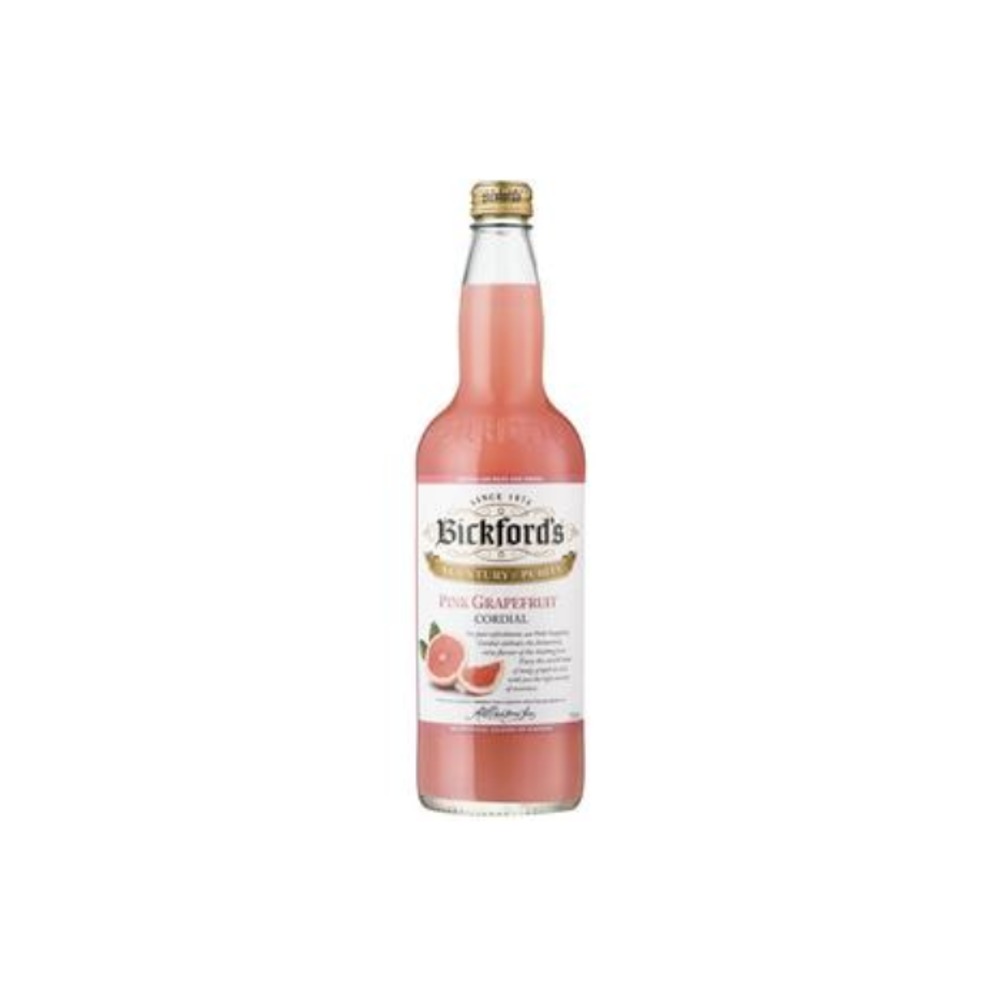 빅포즈 핑크 그레이프프룻 코디얼 750ml, Bickfords Pink Grapefruit Cordial 750mL