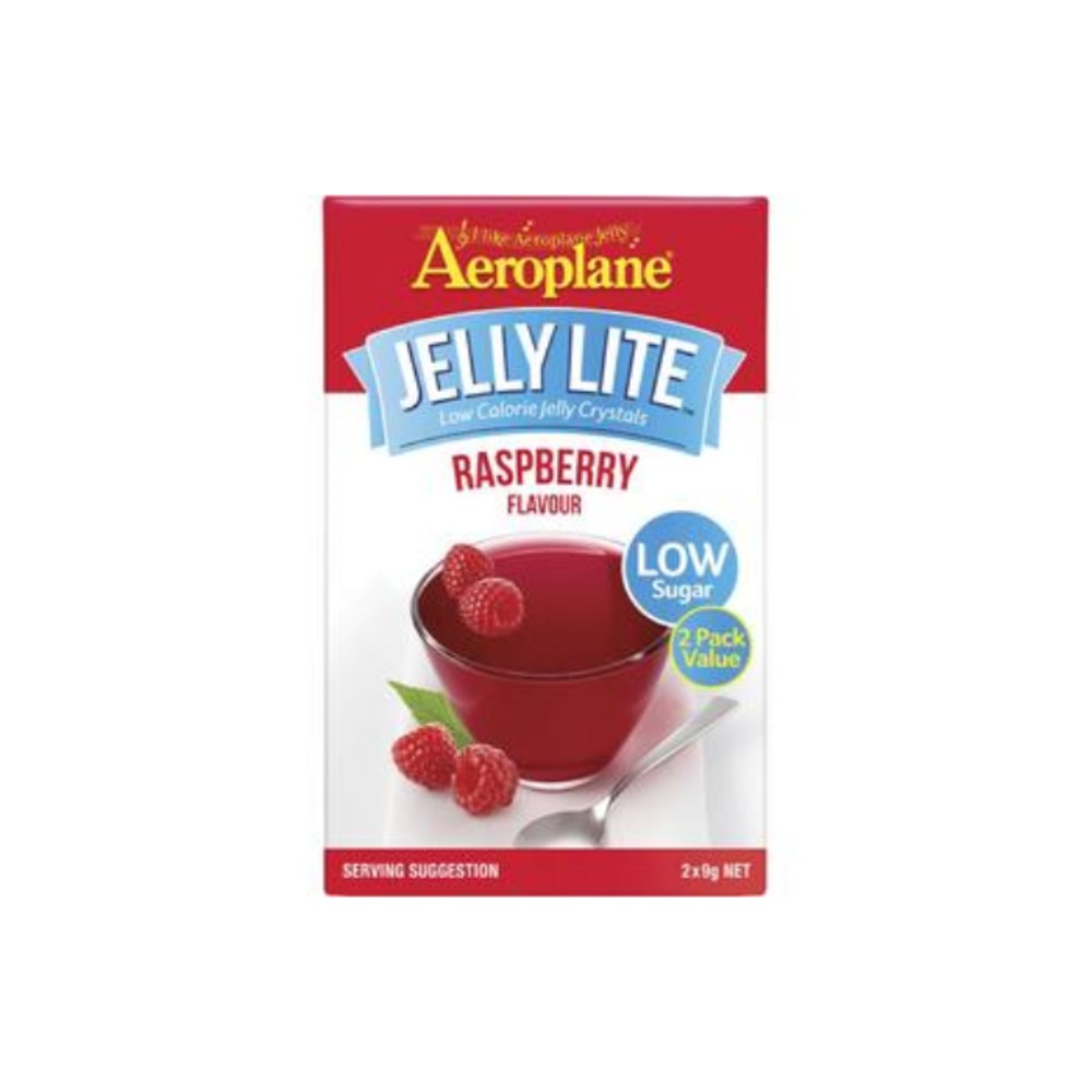 에로플레인 라이트 라즈베리 젤리 크리스탈 2 팩 18g, Aeroplane Lite Raspberry Jelly Crystals 2 pack 18g