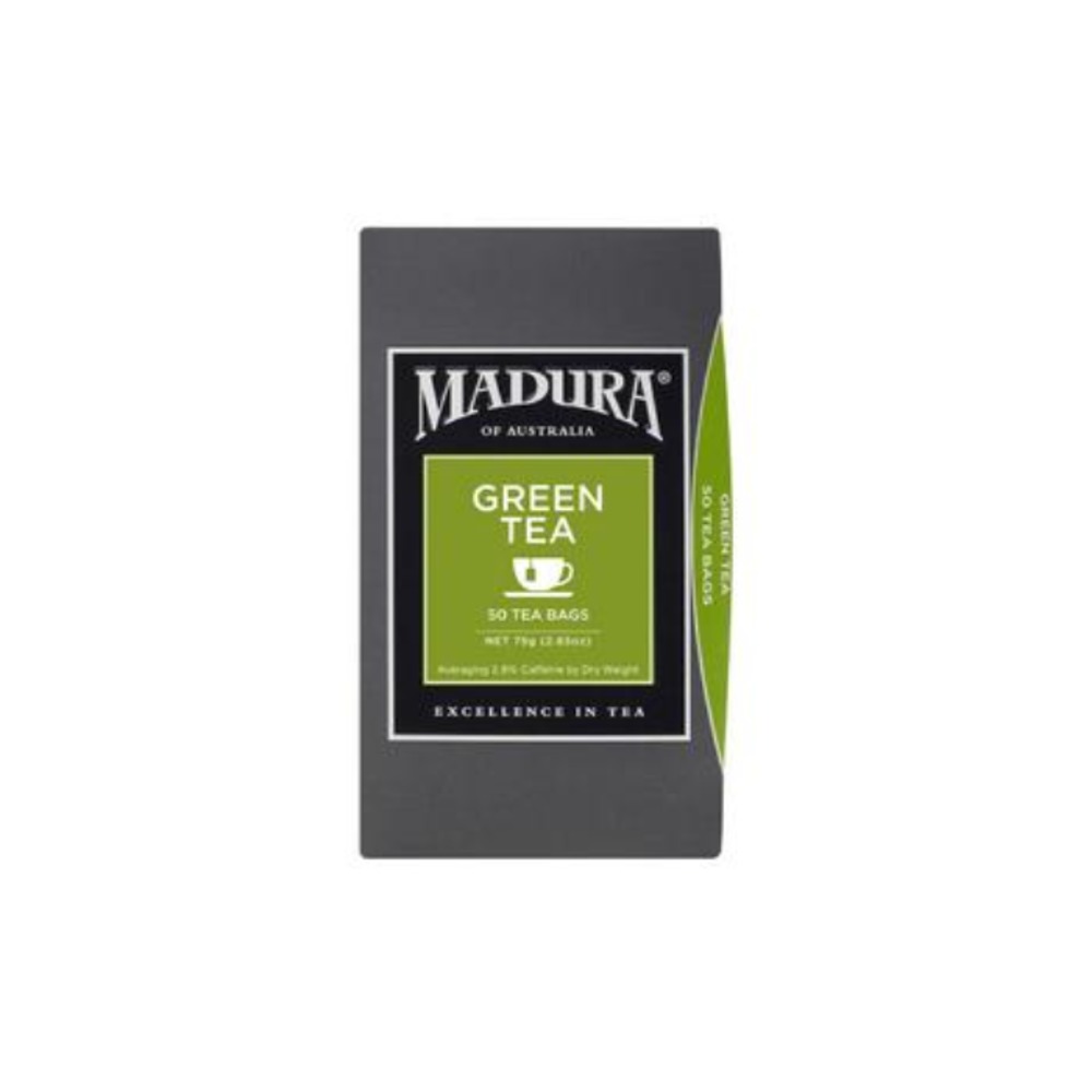마두라 그린 티 배그 50 팩 75g, Madura Green Tea Bags 50 pack 75g