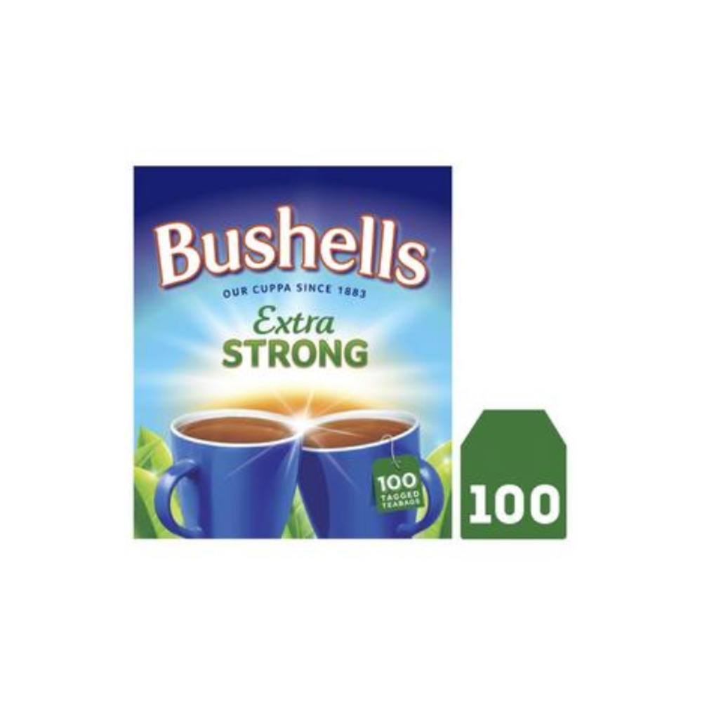 부쉘스 블루 레이블 엑스트라 스트롱 블랙 티 배그 100 팩, Bushells Blue Label Extra Strong Black Tea Bags 100 pack