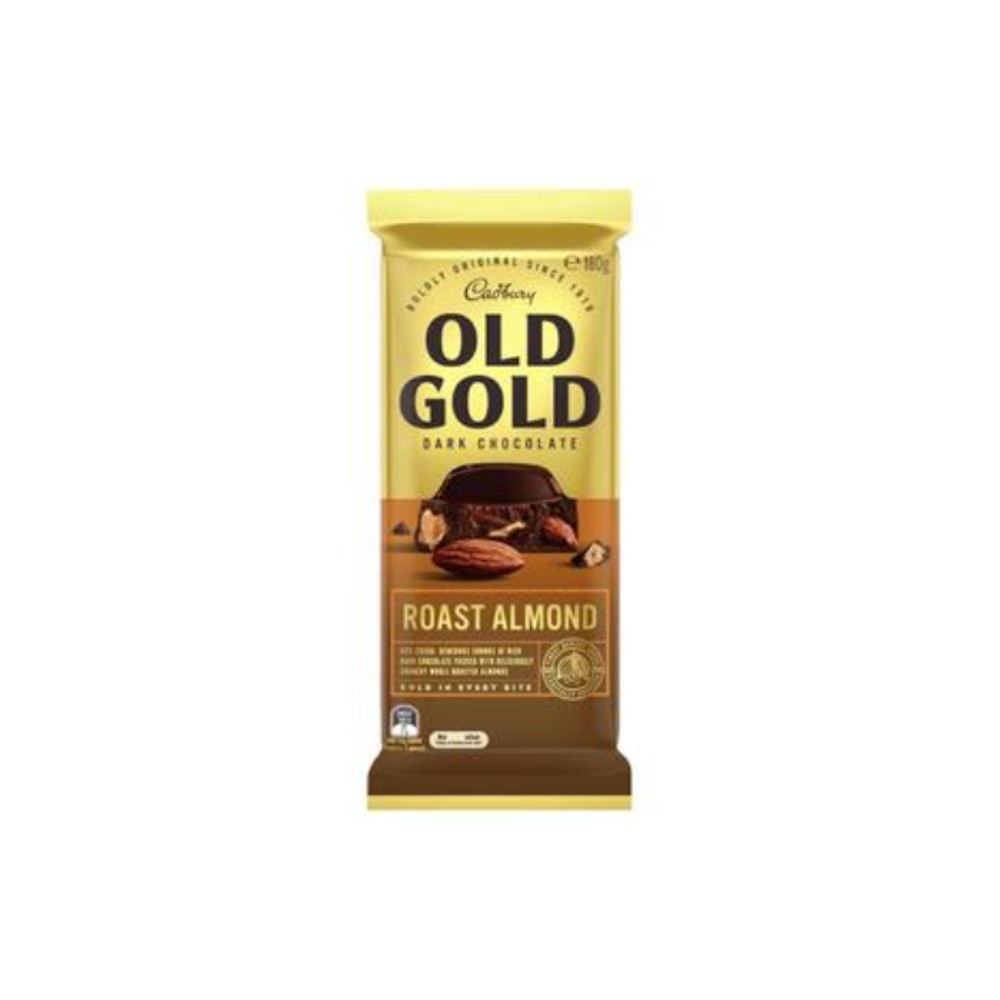 캐드버리 올드 골드 로스트 아몬드 다크 초코렛 블록 180g, Cadbury Old Gold Roast Almond Dark Chocolate Block 180g