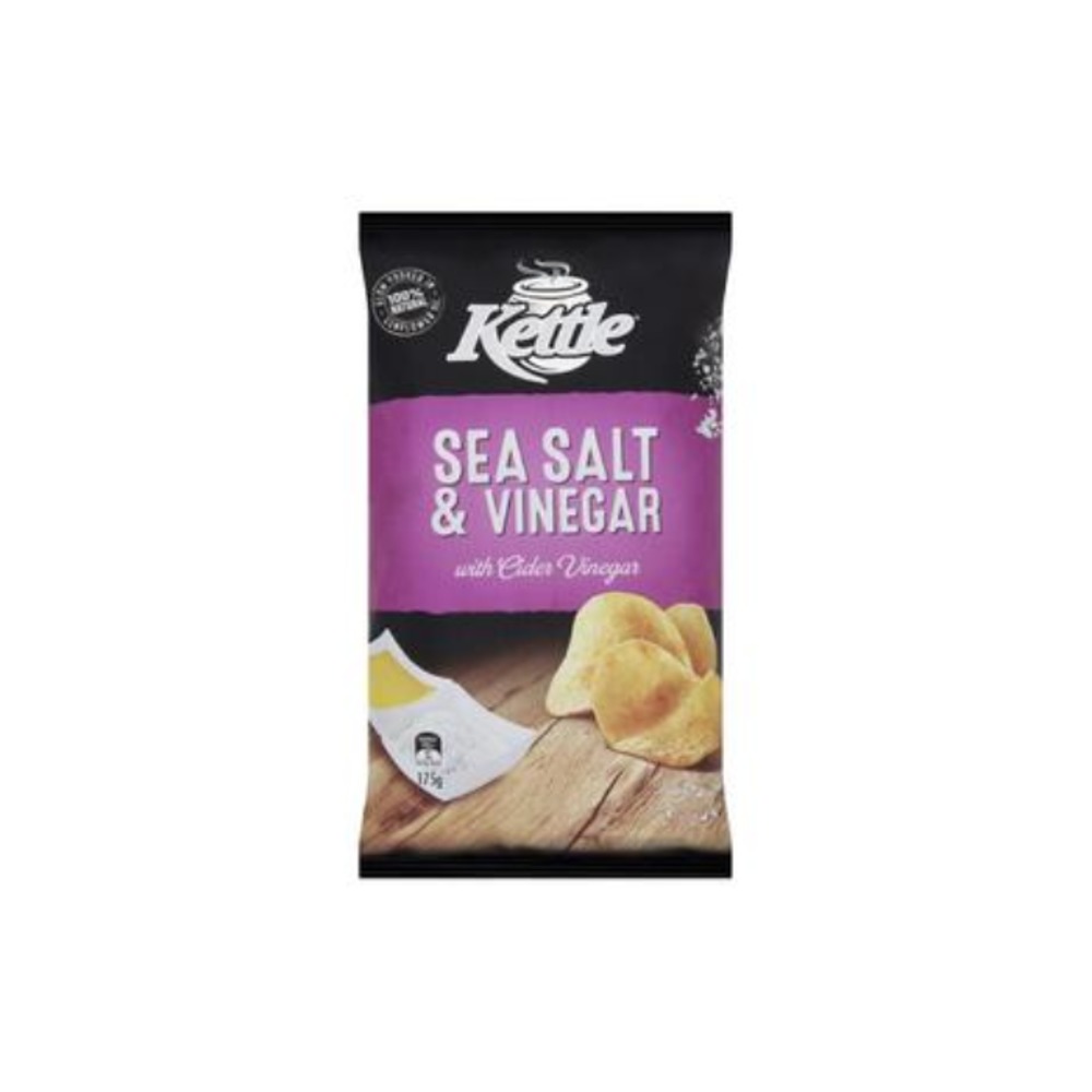 케틀 씨 솔트 &amp; 비네가 포테이토 칩 175g, Kettle Sea Salt &amp; Vinegar Potato Chips 175g