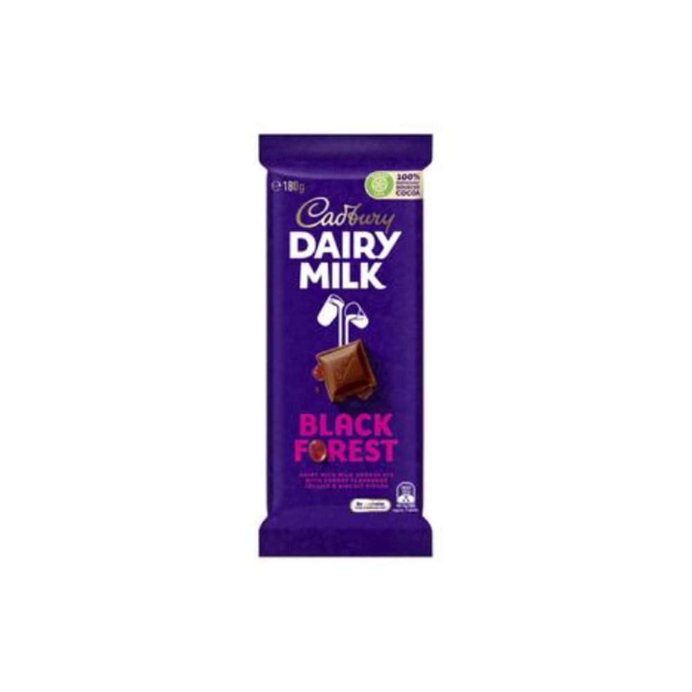 캐드버리 데어리 밀크 블랙 포레스트 초코렛 블록 180g, Cadbury Dairy Milk Black Forest Chocolate Block 180g