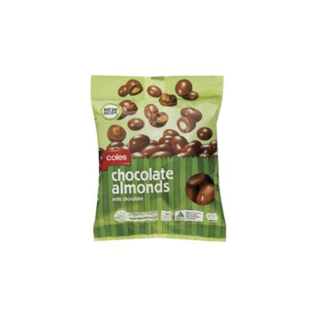 콜스 초코렛 코티드 아몬드 190g, Coles Chocolate Coated Almonds 190g