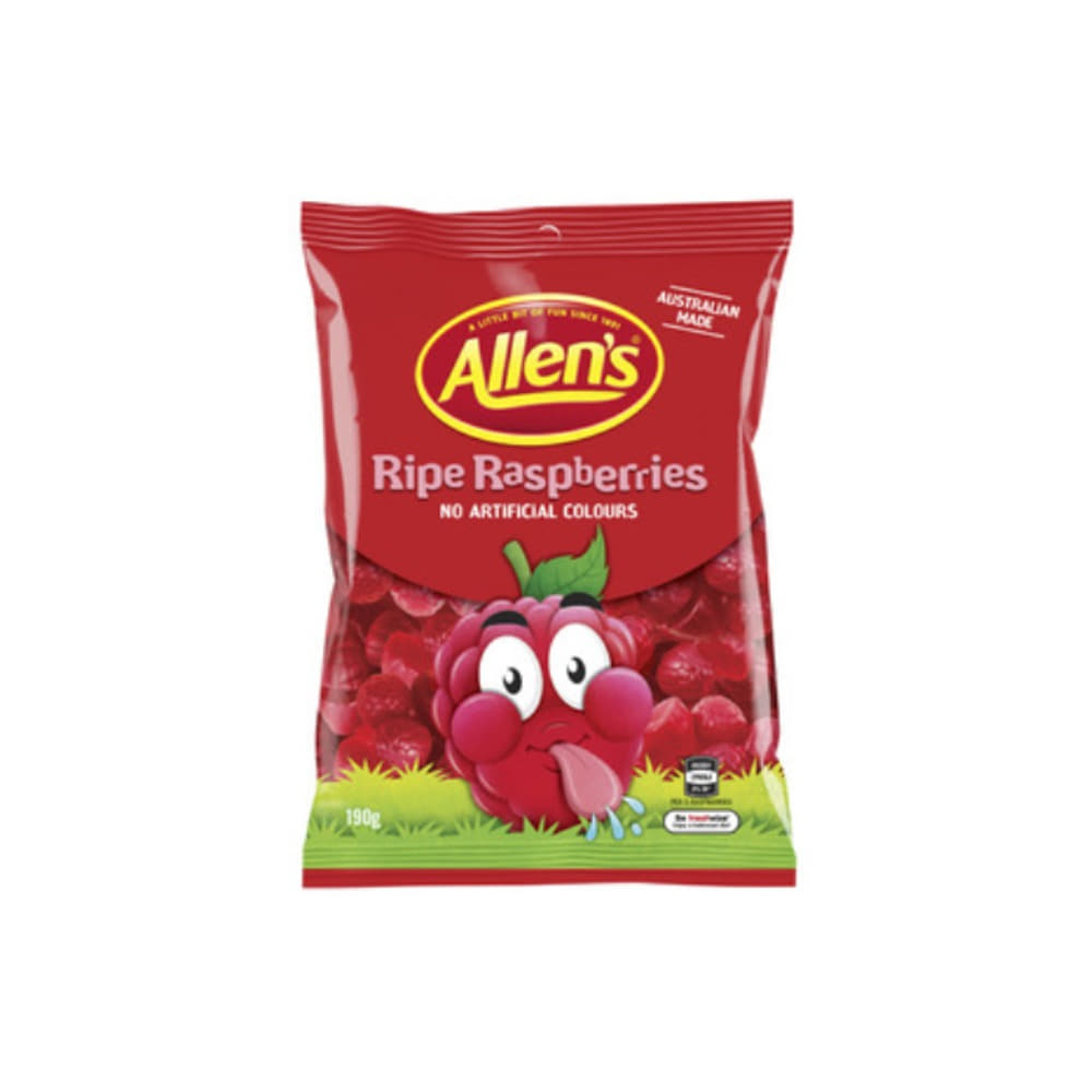 알랜스 라이프 라즈베리 190g, Allens Ripe Raspberries 190g