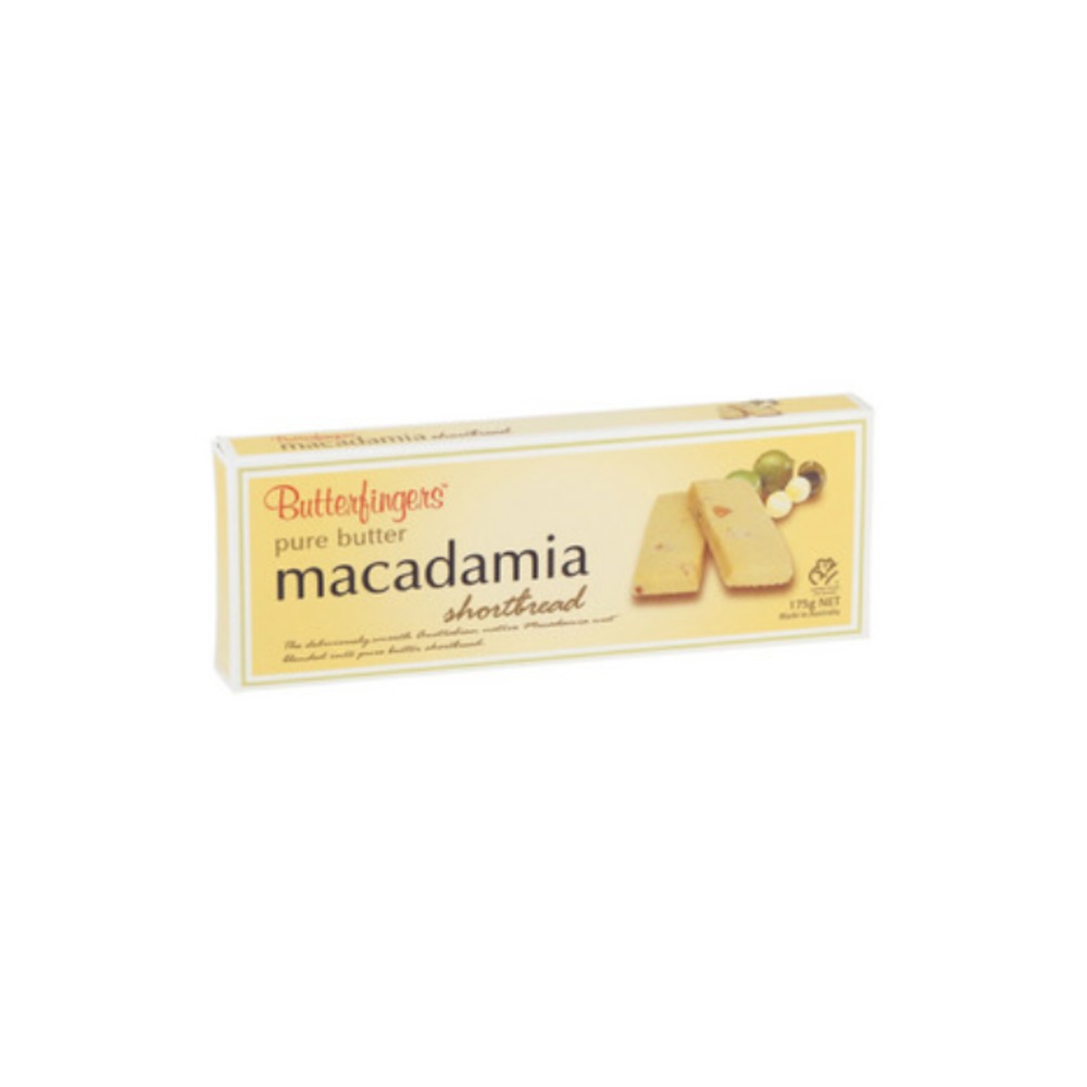 버터핑거스 마카다미아 숏브레드 175g, Butterfingers Macadamia Shortbread 175g