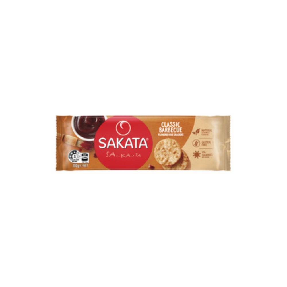 사카타 클래식 BBQ 라이드 크래커 100g, Sakata Classic BBQ Rice Crackers 100g