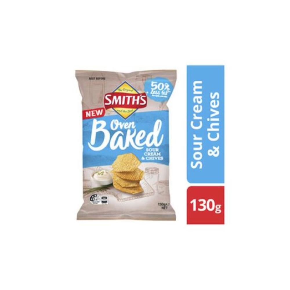 Smiths Baked Snacks Sour Cream &amp; Chives 130g