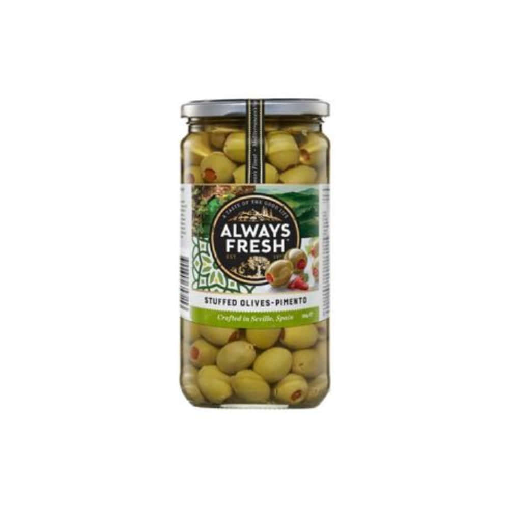 얼웨이즈 프레쉬 스터프드 올리브 피멘토 700g, Always Fresh Stuffed Olives Pimento 700g