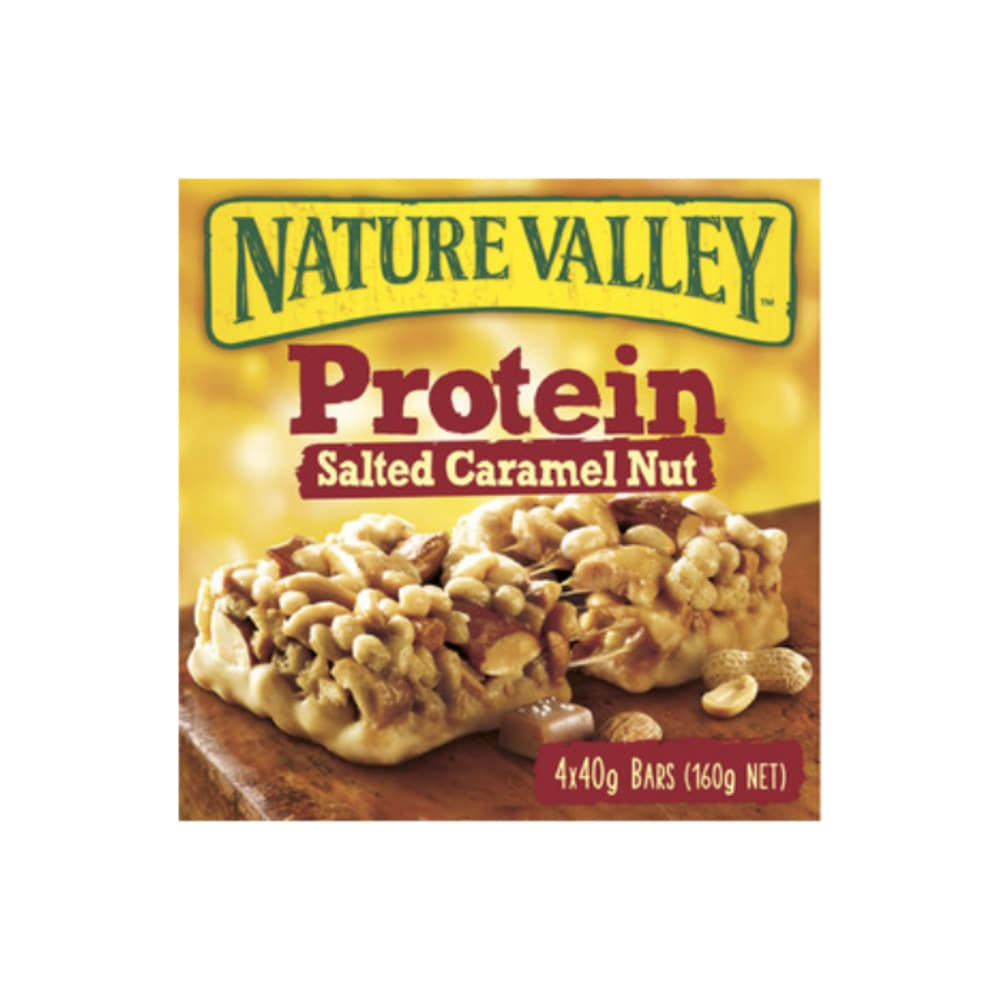 네이처 밸리 솔티드 카라멜 프로틴 바 160g, Nature Valley Salted Caramel Protein Bar 160g