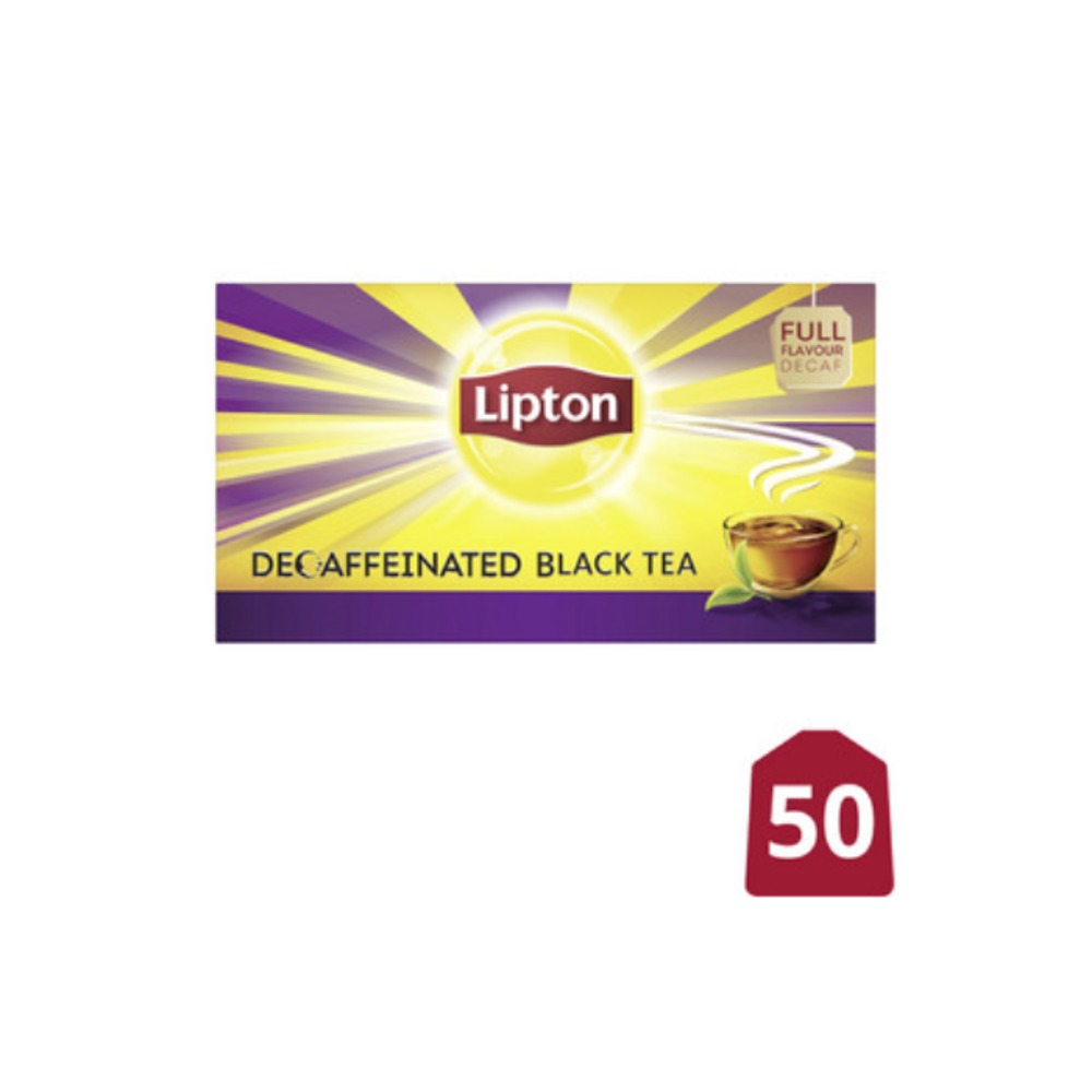 립튼 디카페이네티드 블랙 티 배그 50 팩, Lipton Decaffeinated Black Tea Bags 50 pack