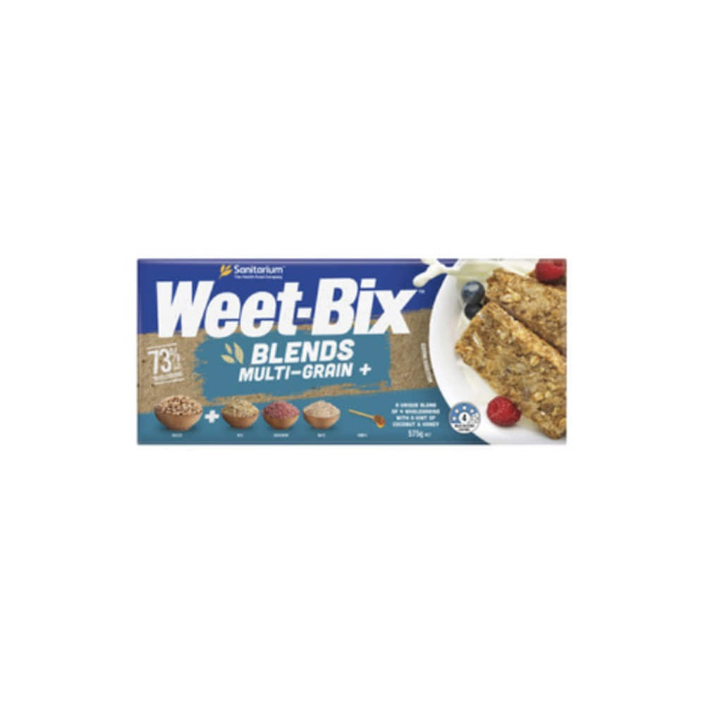 새니테리움 위트빅스 블랜드 멀티-그레인 브렉퍼스트 시리얼 575g, Sanitarium Weet-Bix Blends Multi-Grain Breakfast Cereal 575g