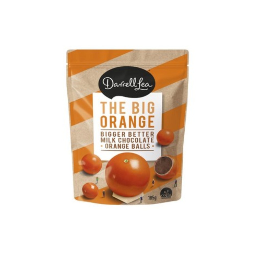 대럴 리 밀크 초코렛 빅 오렌지 볼 185g, Darrell Lea Milk Chocolate Big Orange Balls 185g