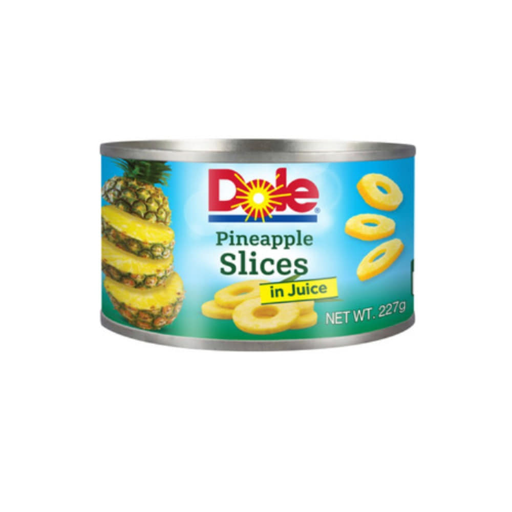 돌 파인애플 슬라이시스 인 쥬스 227g, Dole Pineapple Slices In Juice 227g