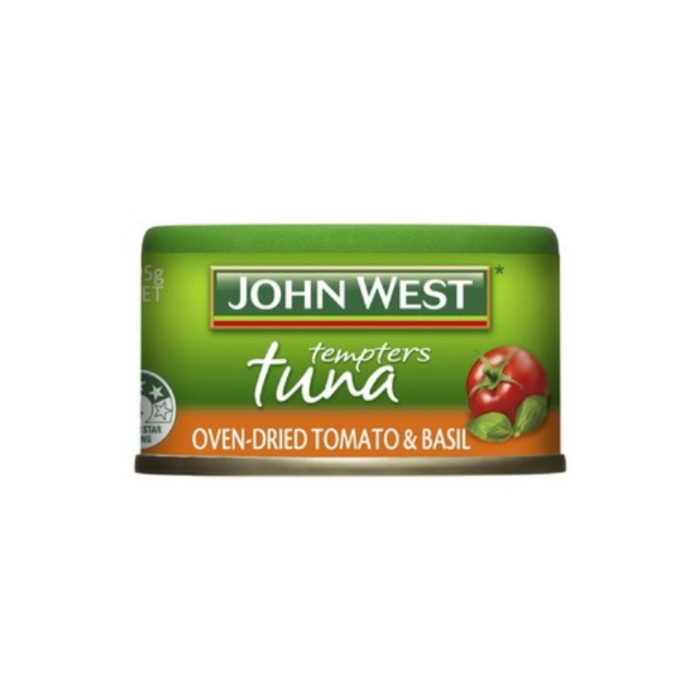 존 웨스트 템퍼스 오븐 드라이드 토마토 &amp; 바질 튜나 95g, John West Tempters Oven Dried Tomato &amp; Basil Tuna 95g